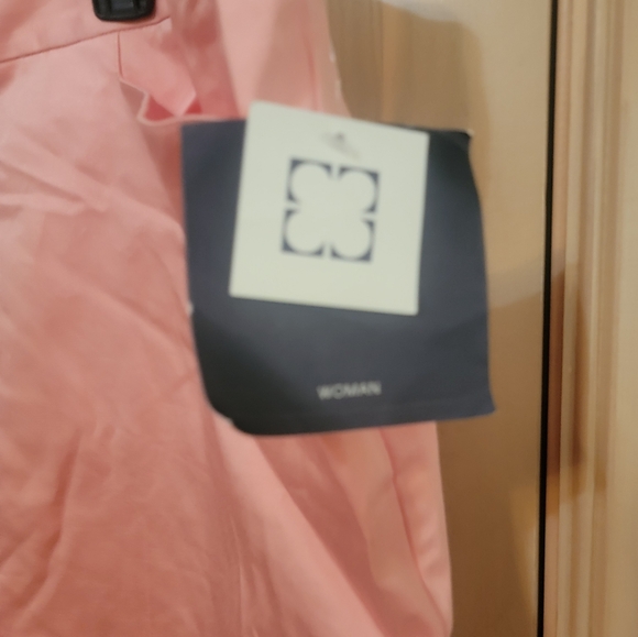 NWT LIZ CLAIBORNE JACKIE PEACH SHORTS WOMENS PLUS SZ 18 - Picture 2 of 6